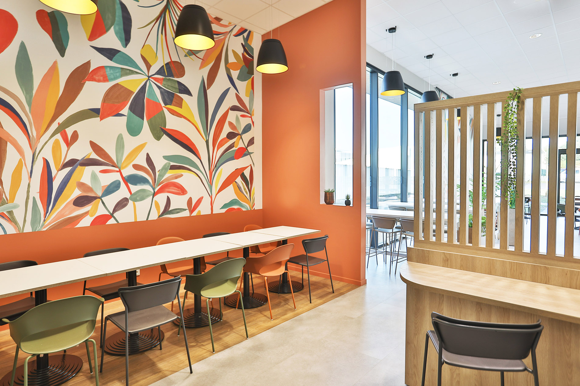 Nos projets - Restaurant d'Entreprise - R Déco Actuel